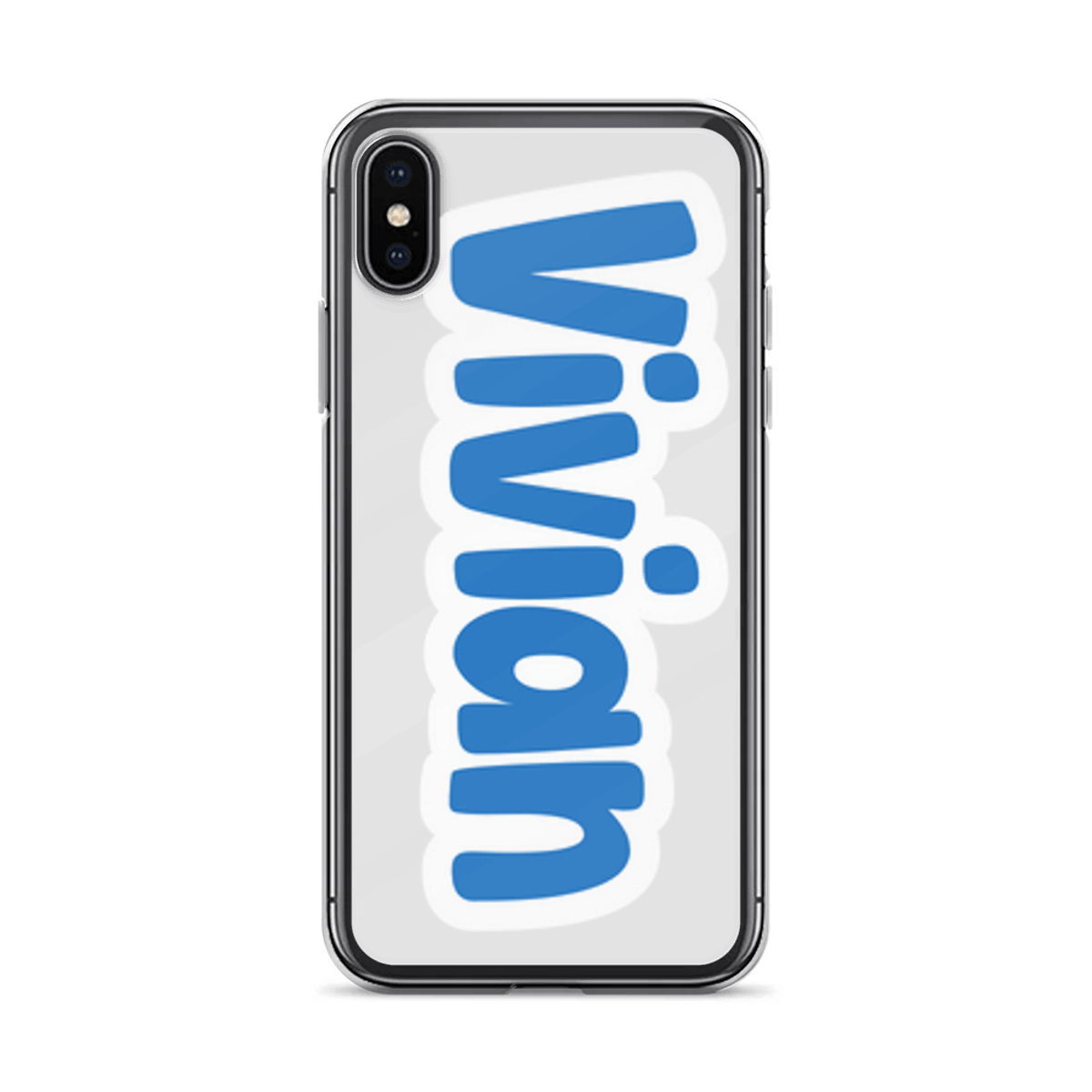 VIVIAN Personalized Phone Case - Bold Blue Design