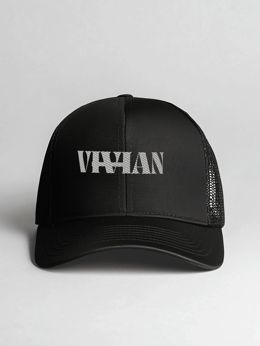VIVIAN Personalized Black Cap - Urban Style