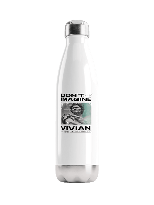 VIVIAN Personalized Water Bottle - Bold Design
