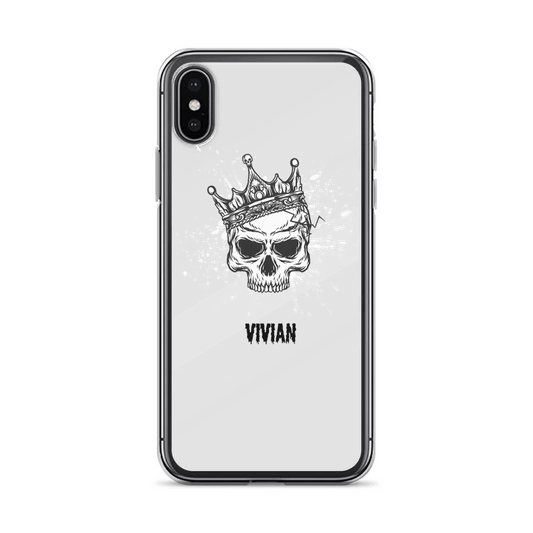 VIVIAN Skull Crown Phone Case - Artistic Edge