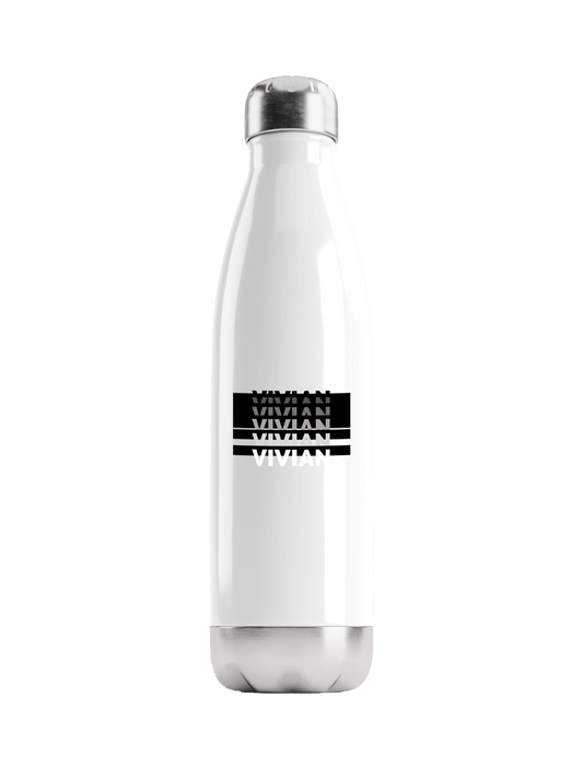 VIVIAN Personalized Monochrome Water Bottle