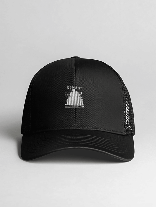 VIVIAN's Personalized Trucker Hat - Modern Design