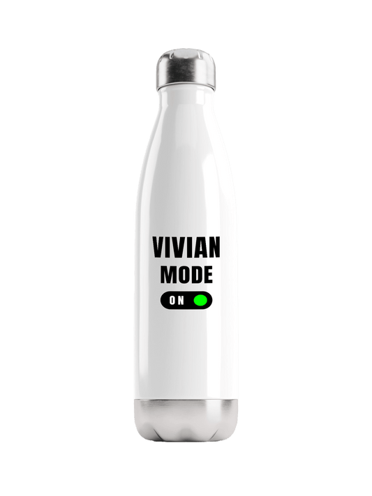 VIVIAN's 'Mode On' Personalized Water Bottle