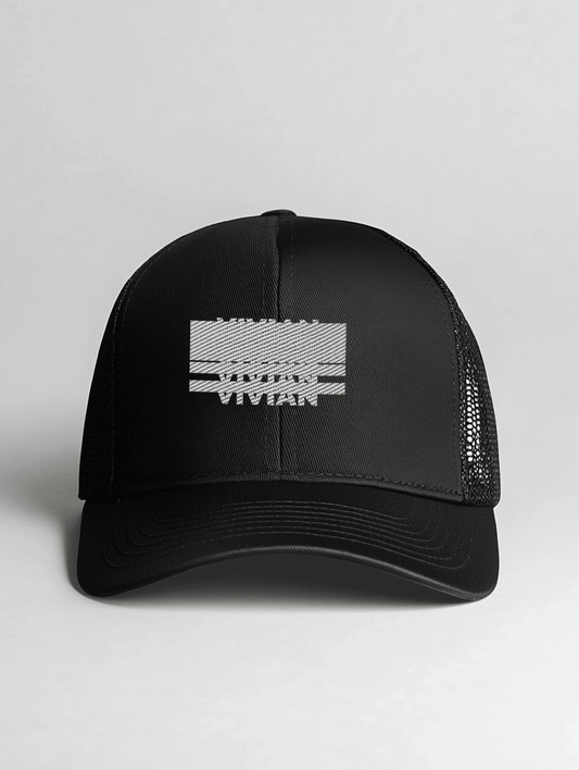 VIVIAN Personalized Cap - Sleek Black Style