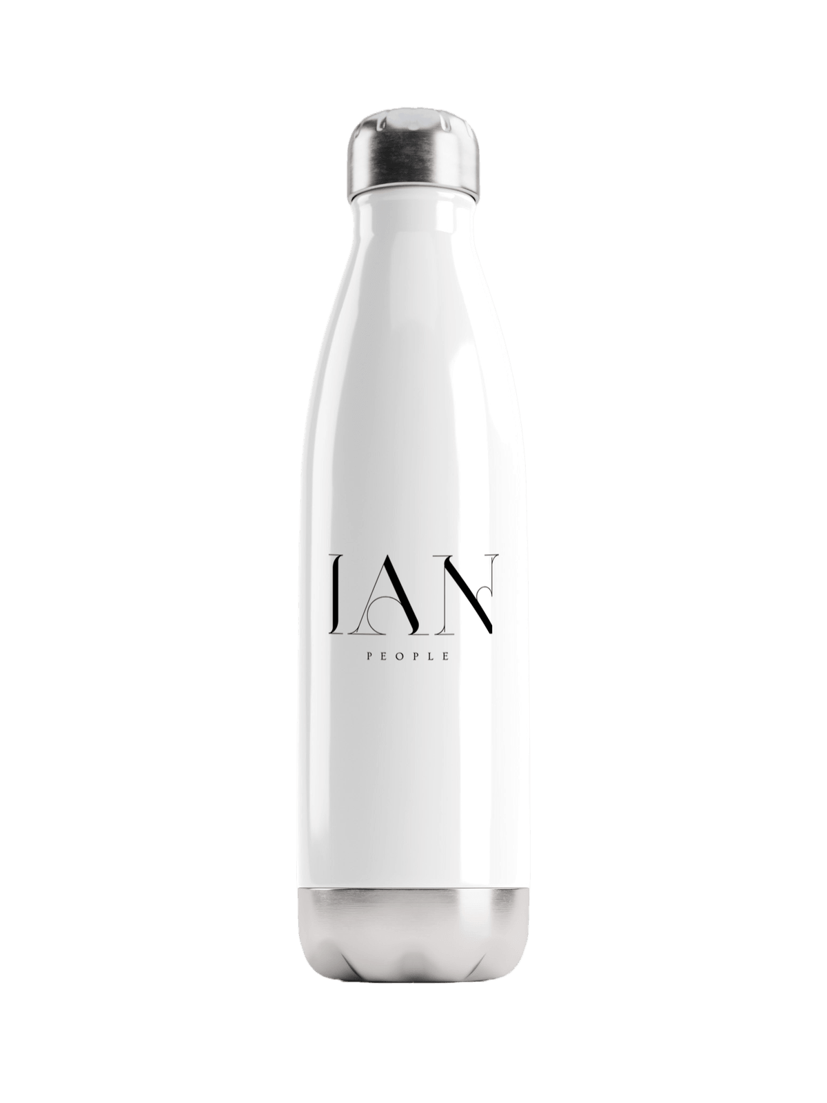 Personalized "IAN" Stainless Steel Water Bottle –Modern & Stylish