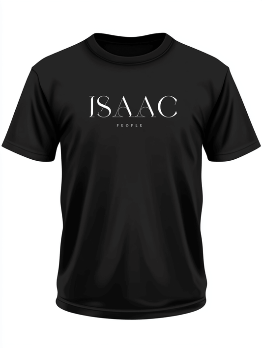 ISAAC Personalized T-Shirt - Black & Green Design