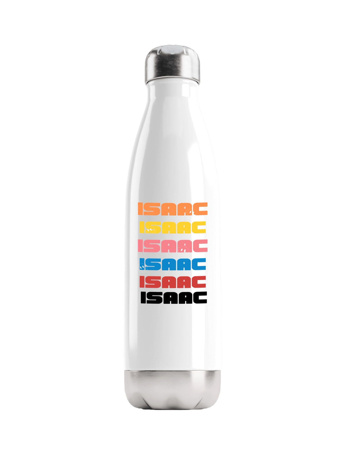 ISAAC's Vibrant Personalized Water Bottle
