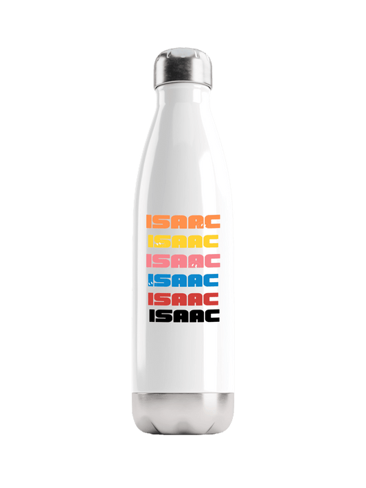 ISAAC's Vibrant Personalized Water Bottle