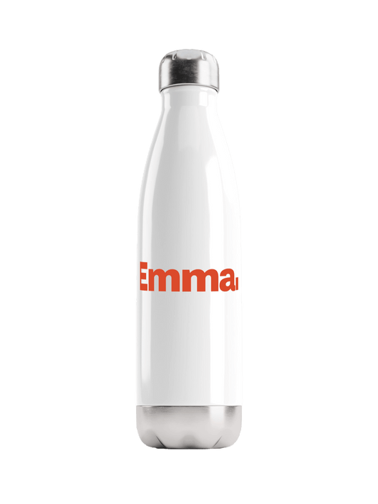 EMMA's Personalized Stylish Water Bottle - Sleek, Modern Design