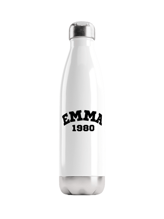 EMMA Personalized Stainless Steel Water Bottle