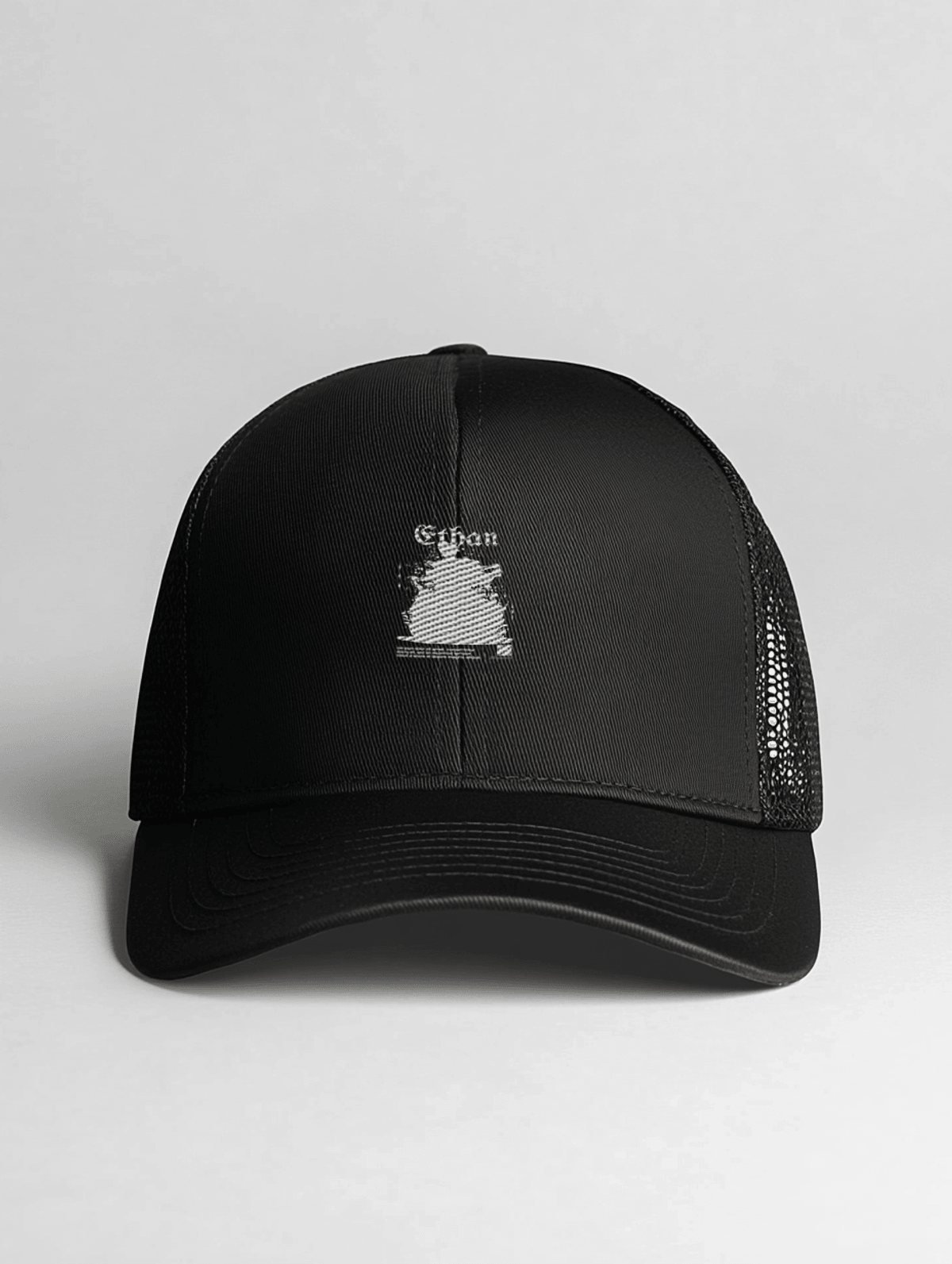 ETHAN's Personalized Trucker Hat - Modern Design
