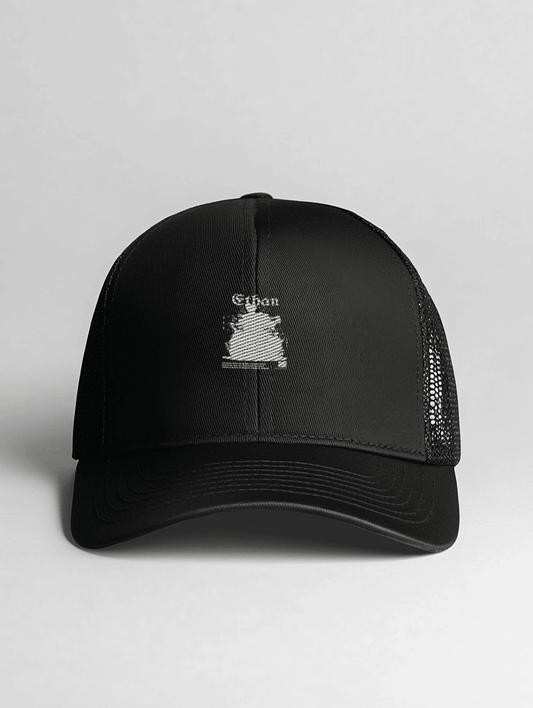 ETHAN's Personalized Trucker Hat - Modern Design