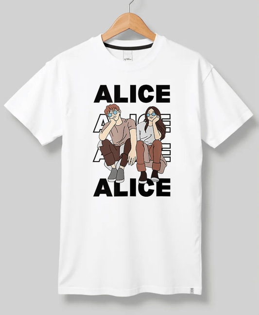 ALICE's Personalized T-Shirt | Trendy Illustration