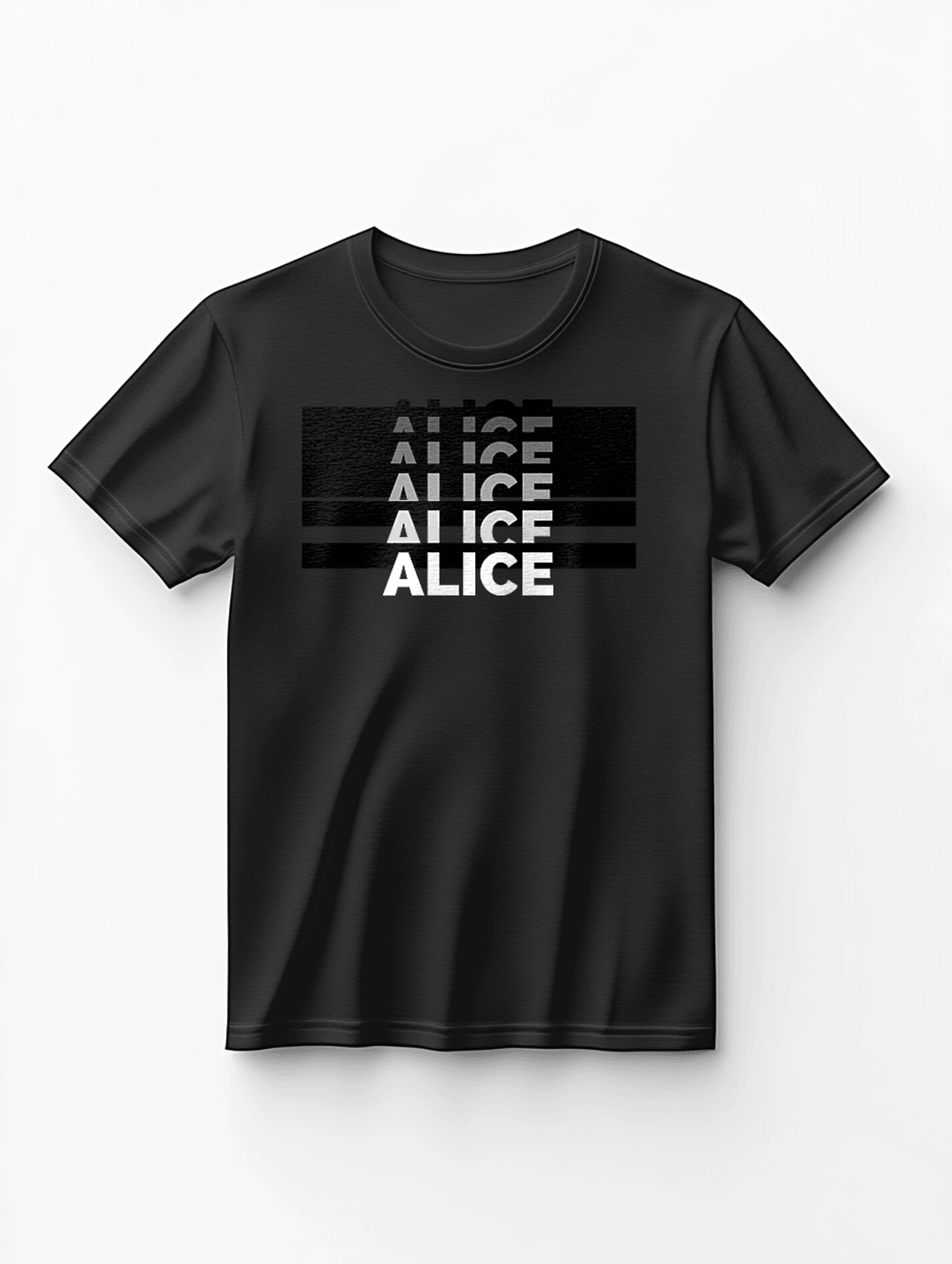 ALICE's Gradient Design Personalized T-Shirt