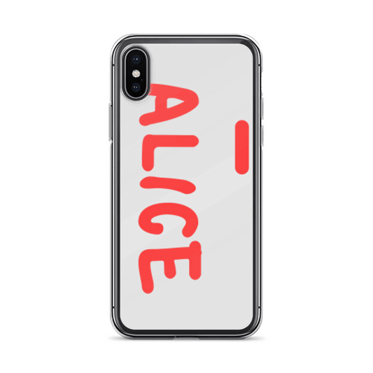ALICE Graffiti-Inspired Personalized Phone Case