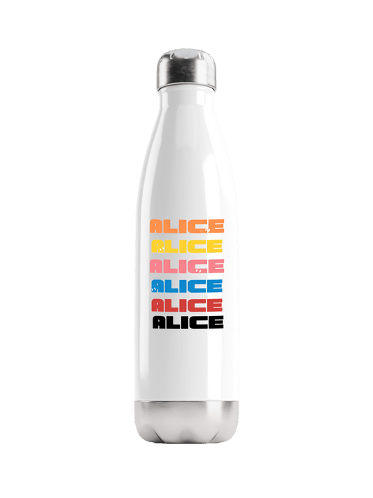 ALICE's Vibrant Personalized Water Bottle