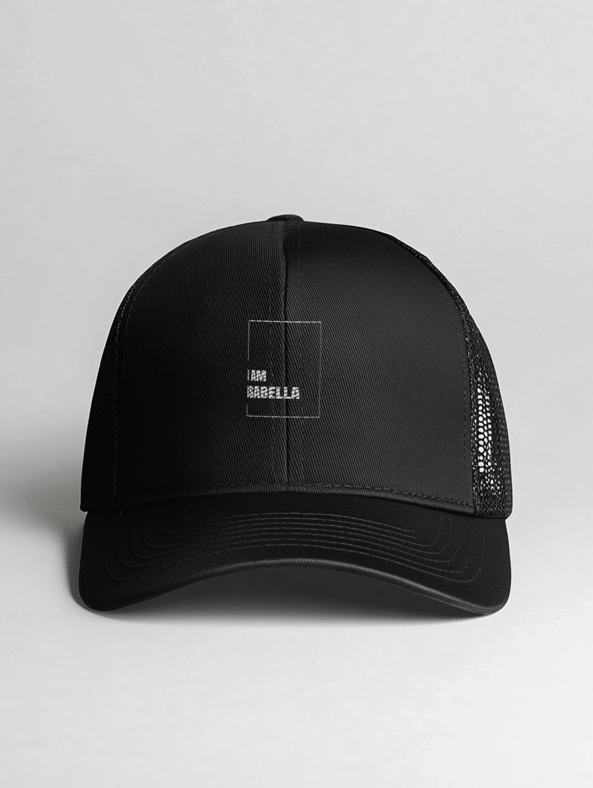 ISABELLA Personalized Trucker Hat - Black