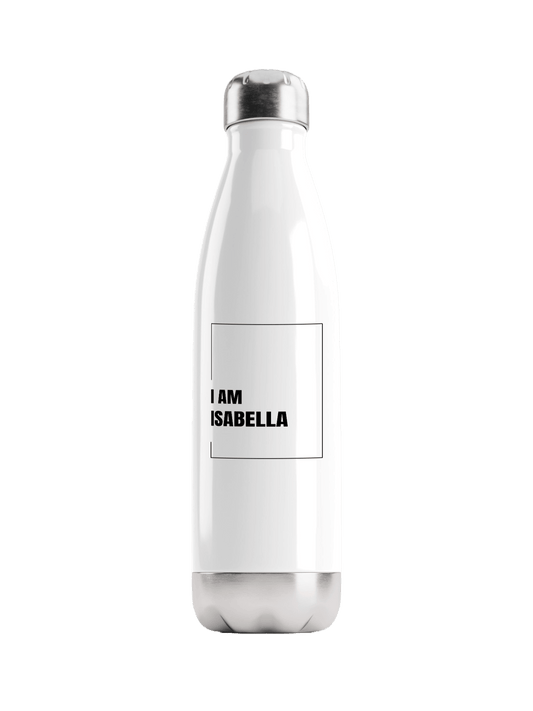 ISABELLA Personalized Water Bottle - Minimalist Design