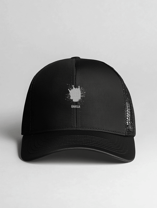 ISABELLA's Personalized Black Cap - Modern Design