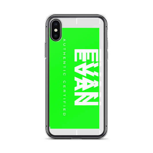 Stylish EVAN Personalized Phone Case with Modern Typography Design