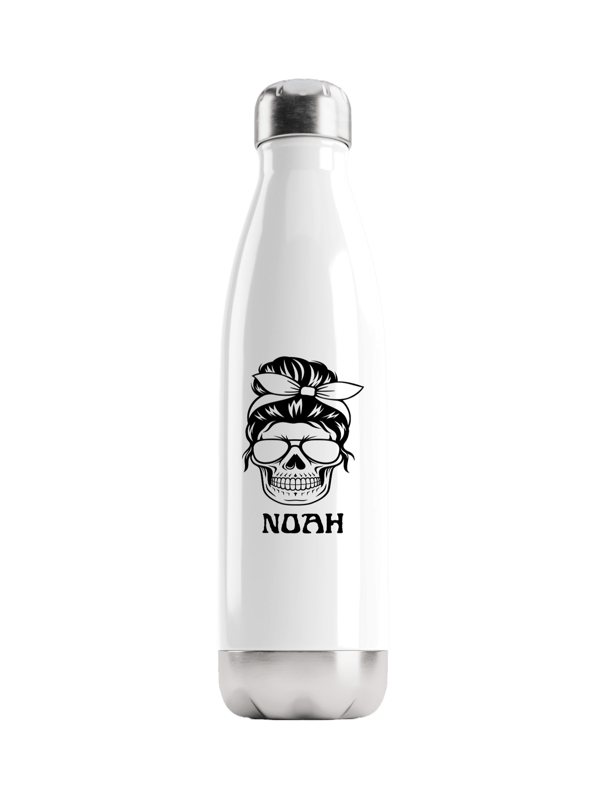 NOAH Personalized Skull Water Bottle