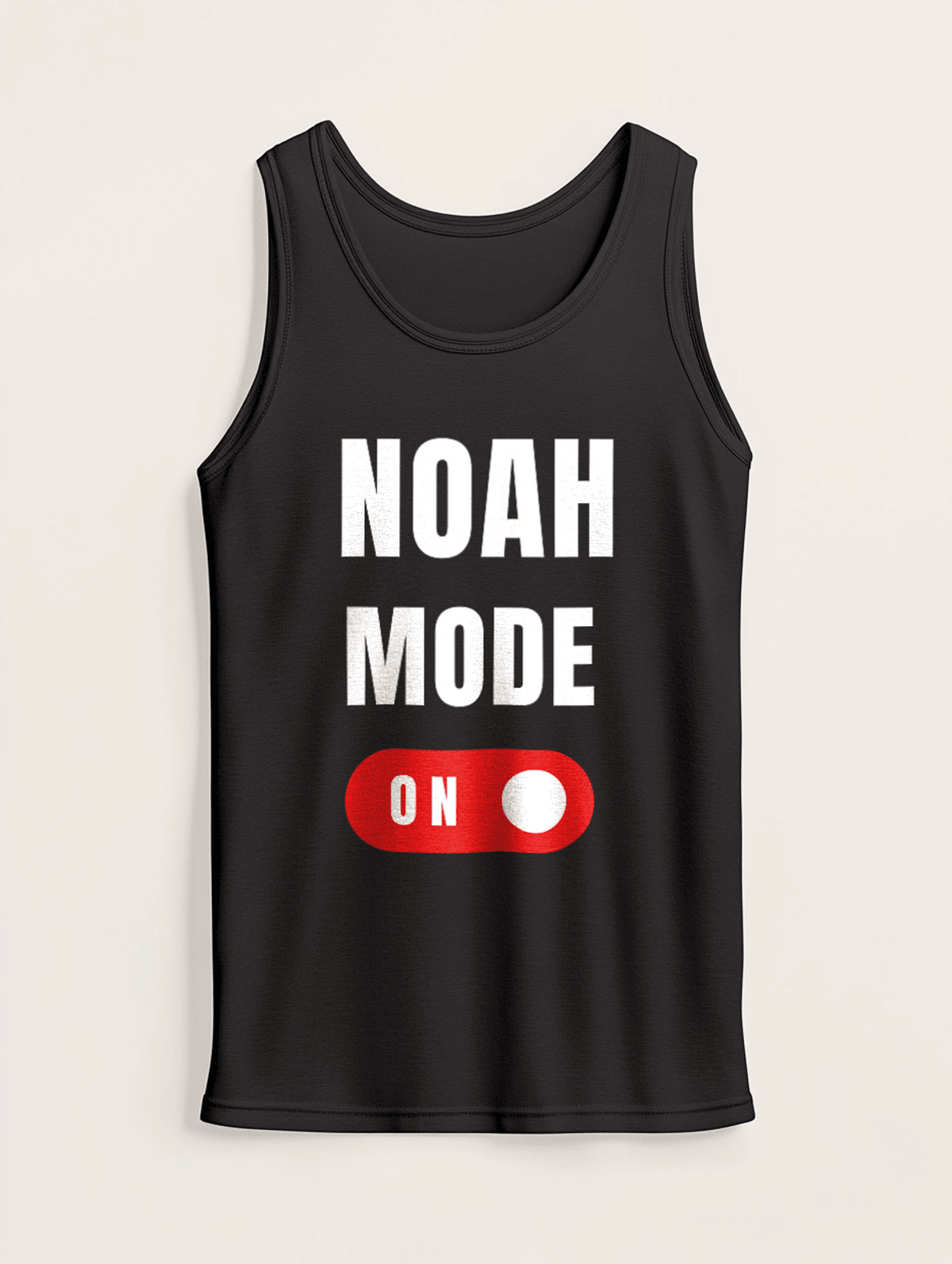 NOAH Personalized Tank Top - 'MODE ON' Design