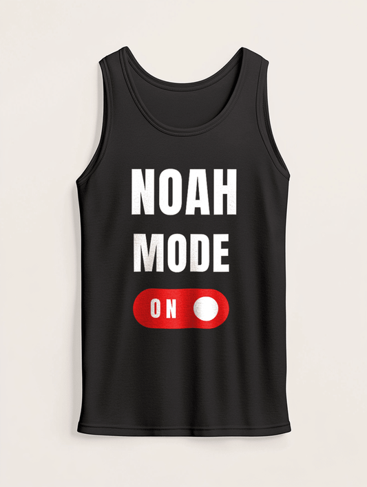 NOAH Personalized Tank Top - 'MODE ON' Design