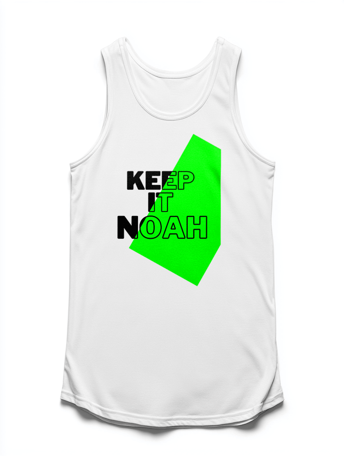 Personalized "KEEP IT NOAH" Monochrome Tank Top