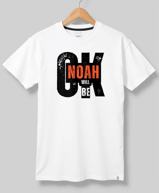 Customized NOAH T-Shirt - "OK AS I WILL BE" Distressed Design