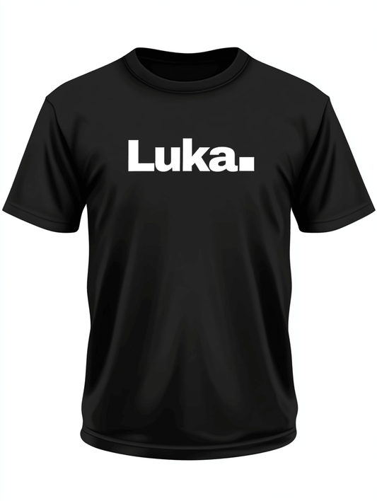 Ultimate Personalized LUKA Premium Black T-shirt - Experience Elegance
