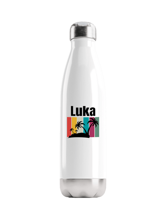 LUKA's Tropical Water Bottle | Vibrant Design