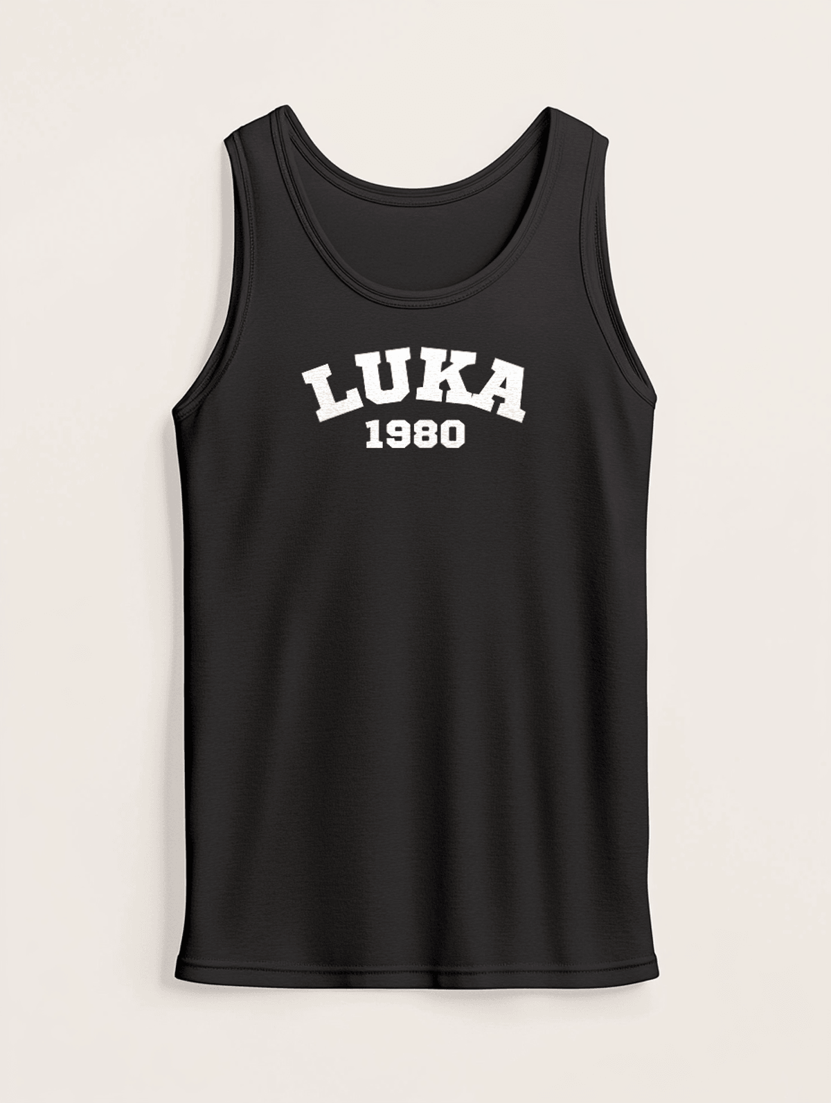 LUKA 1980 Customizable Tank Top - Personalized Collegiate Chic