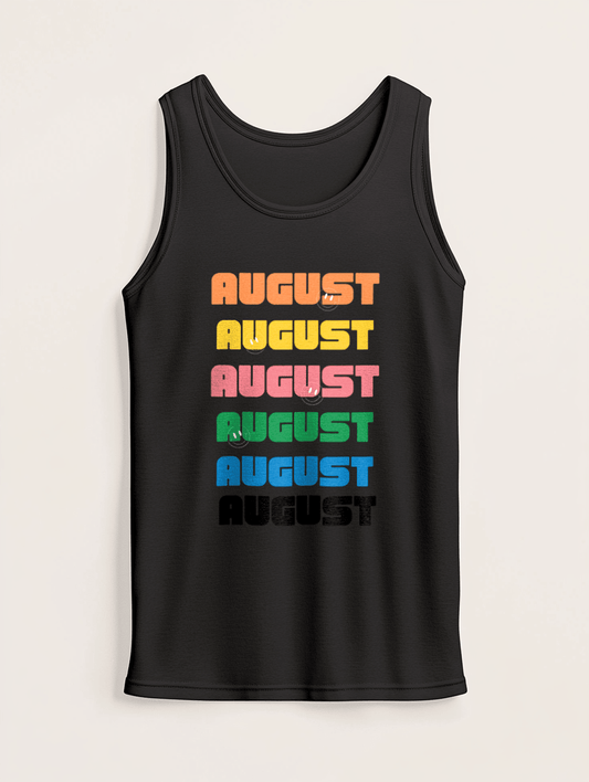 AUGUST's Vibrant Personalized Tank Top
