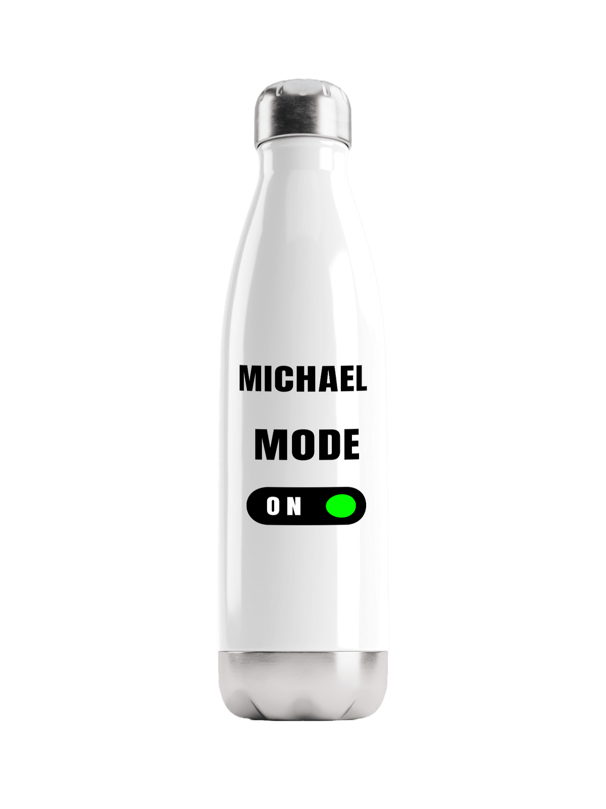 MICHAEL's Personalized Water Bottle - Style Mode On