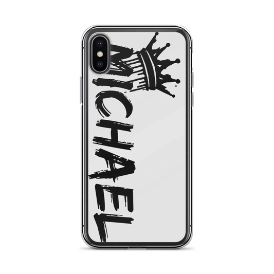 MICHAEL's Crown Design Phone Case | Bold Green & Black