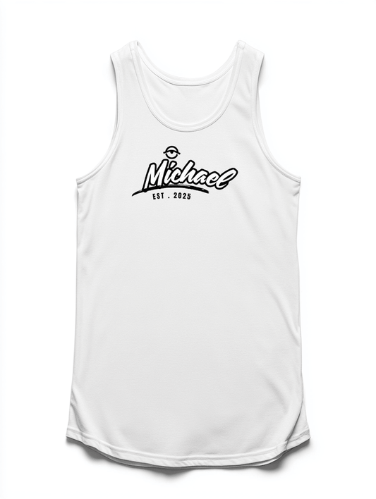 MICHAEL Personalized Tank Top | Est. 2025 Design