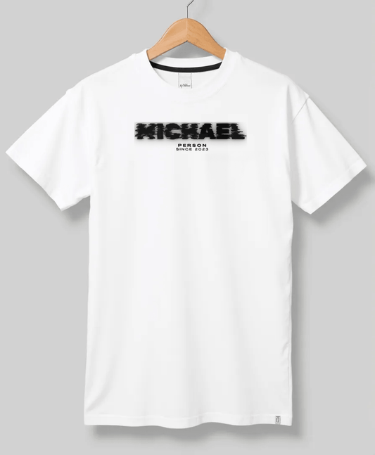 MICHAEL Personalized Neon Green T-Shirt