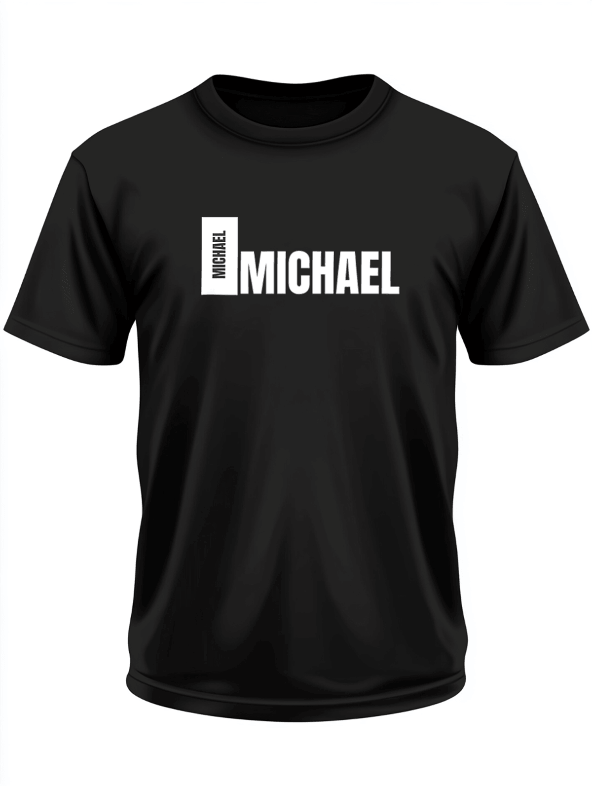MICHAEL Personalized T-Shirt - Bold Minimalist Design