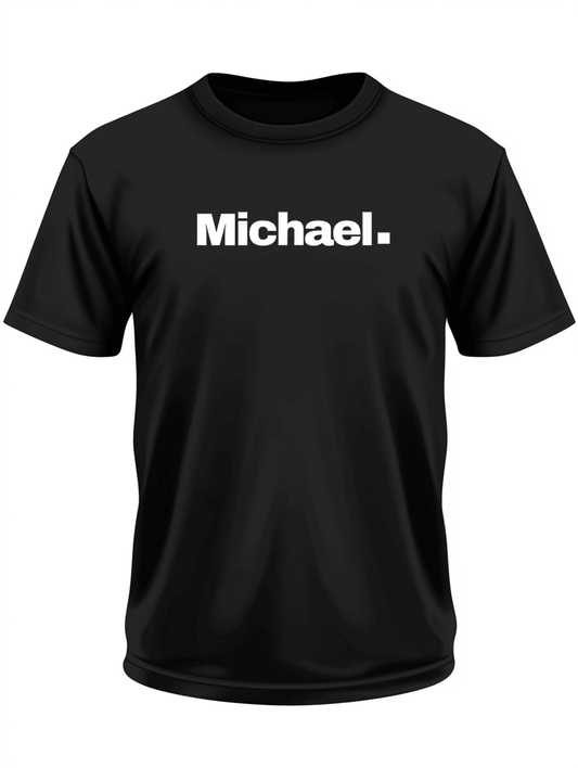 MICHAEL Personalized Tee - Modern Design