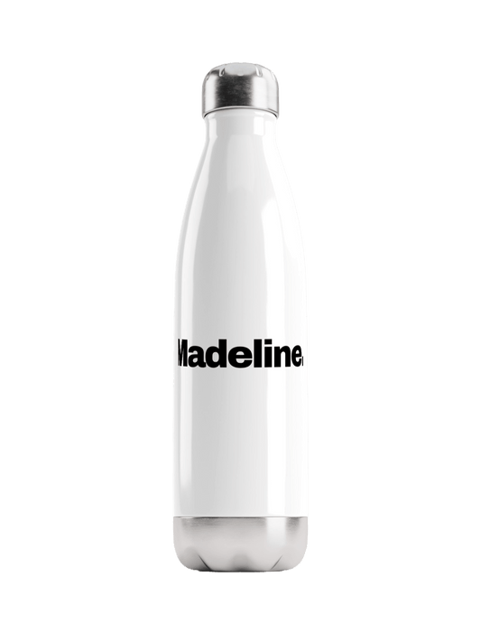 MADELINE's Personalized Water Bottle - Sleek Design
