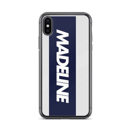 MADELINE Personalized Phone Case - Navy Stripe