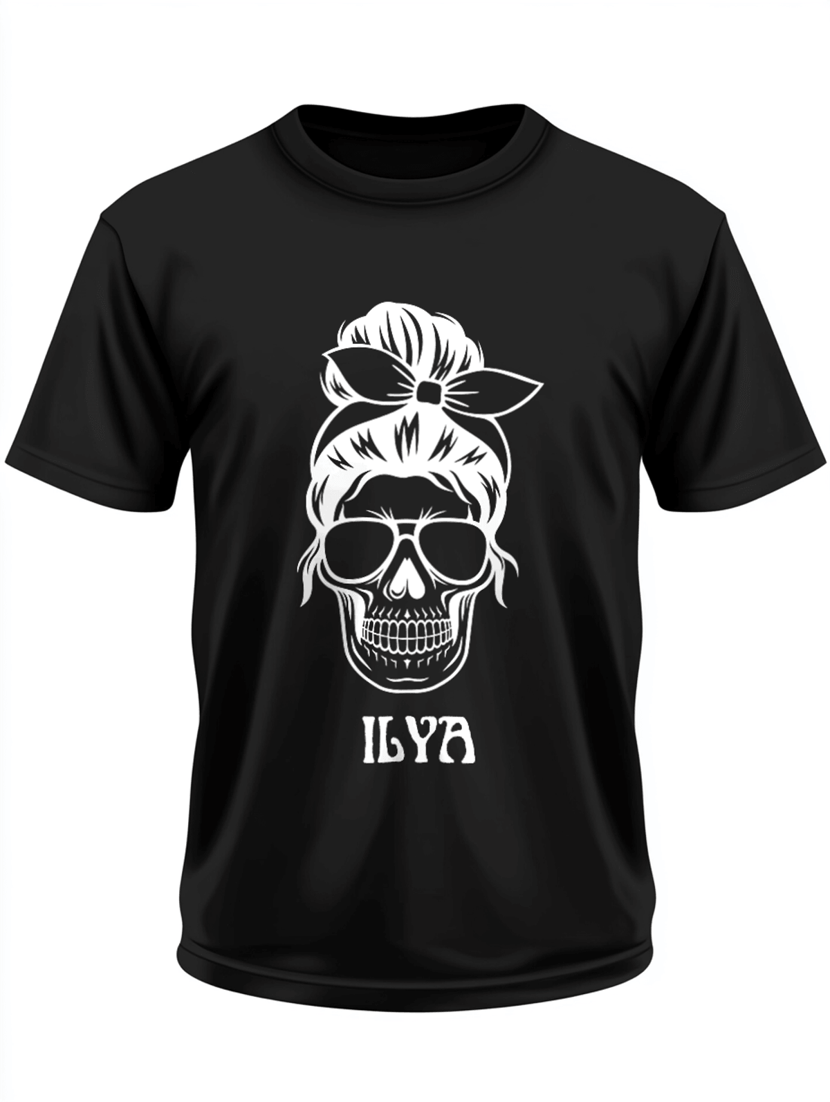 Personalized "ILYA" Design T-Shirt with Bold ILYA Print