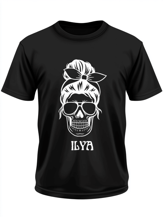 Personalized "ILYA" Design T-Shirt with Bold ILYA Print