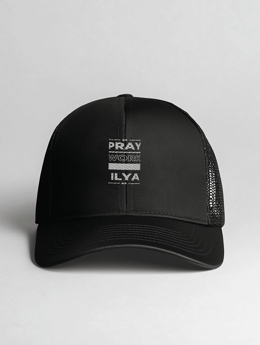 ILYA Trucker Hat - PRAY, WORK, TRUST
