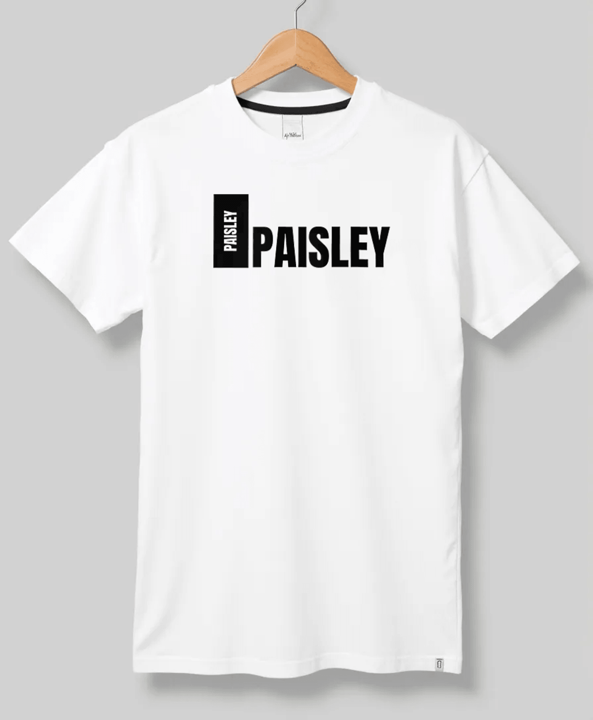 PAISLEY's Personalized T-Shirt - Modern Minimalist Design