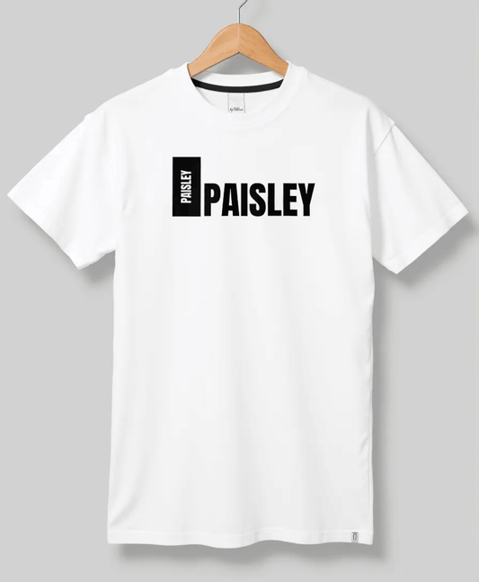 PAISLEY's Personalized T-Shirt - Modern Minimalist Design
