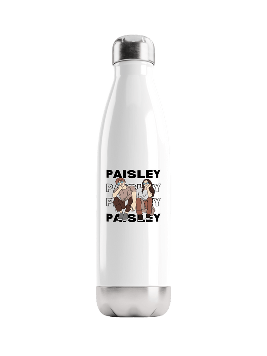 PAISLEY Personalized Water Bottle - Festive Design
