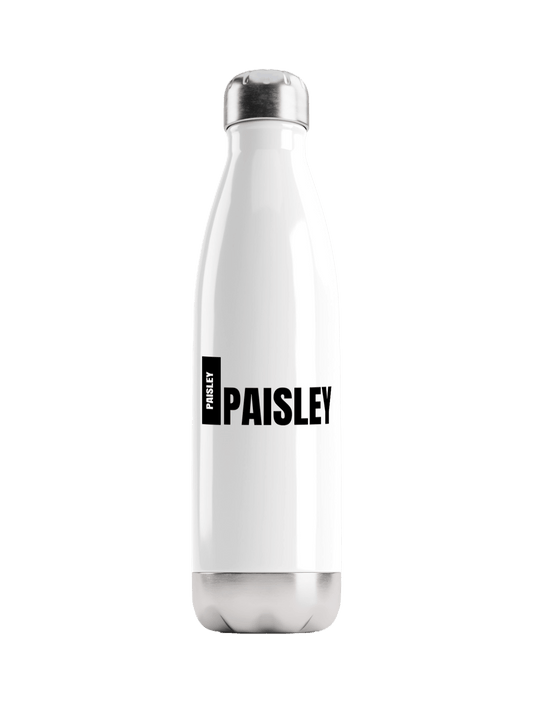 PAISLEY's Sleek Personalized Water Bottle