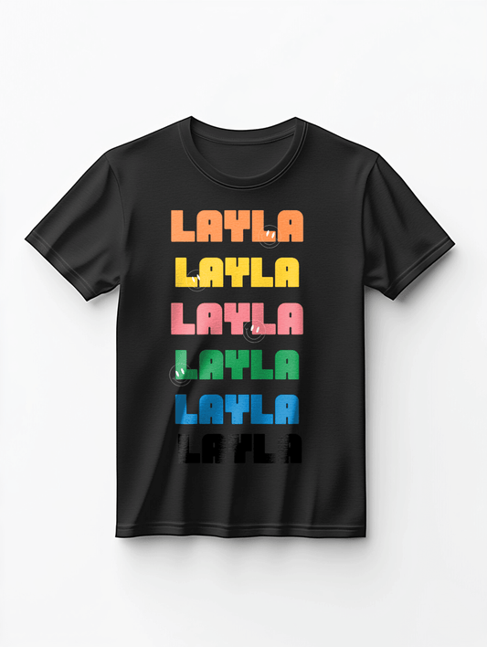 LAYLA Vibrant Personalized T-Shirt