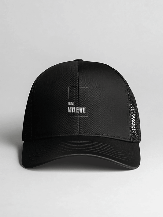 I AM MAEVE" Personalized Monochrome Hat